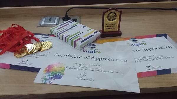 Medals and Certificates won by IFIM TM Club Officers