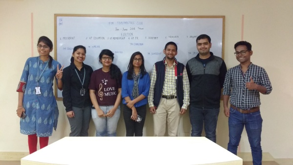 New club officers of IFIM Toastmasters Club (Fifth Club Officers Team)